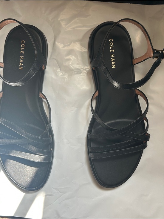 Cole Haan Shoes - Cole Haan Black Leather Multi-Strap Sandals Brand New